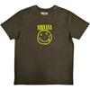 26 Nirvana Yellow Smile Green Official Men's T-Shirt Unisex- Unisex T-Shirt