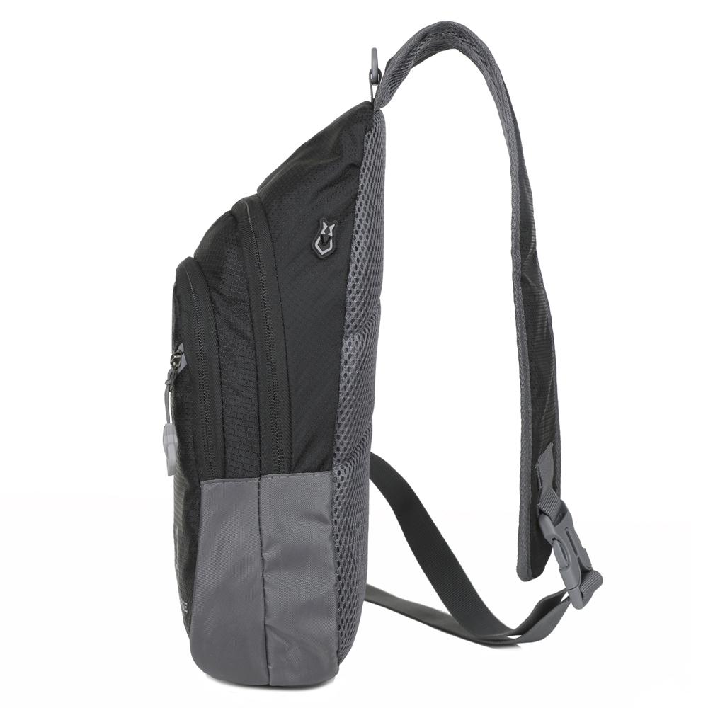 Umhängetasche aus ultraleichtem, wasserabweisendem Nylon mit Öffnung für Kopfhörer