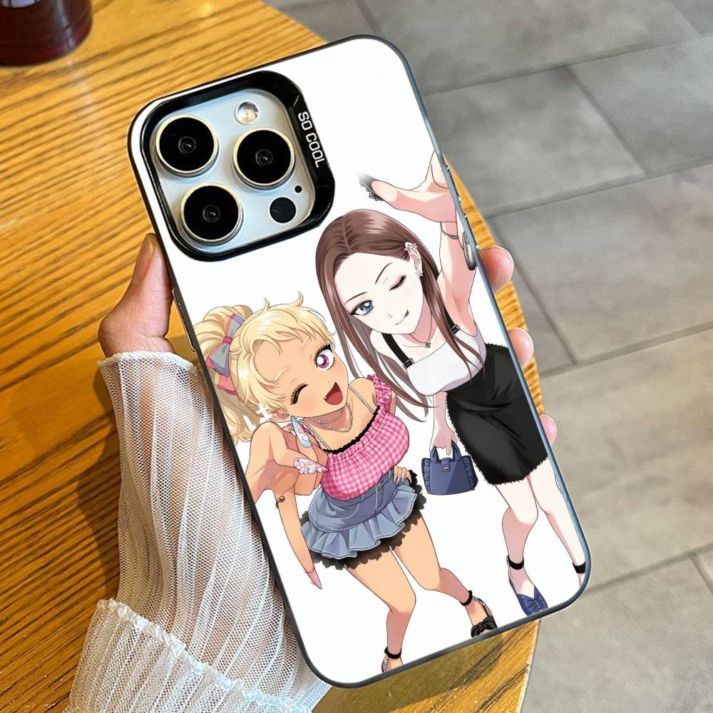 Anime O-Otaku Ni Y-Yasashii Gal Wa Inai Phone Case For iPhone 16 17 15 14 12 13 Pro Max Black Candy Matte Shockproof Cover