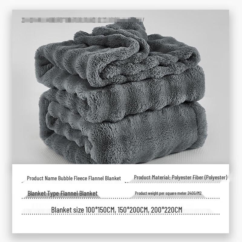 Plush Flannel Nap & Travel Blanket