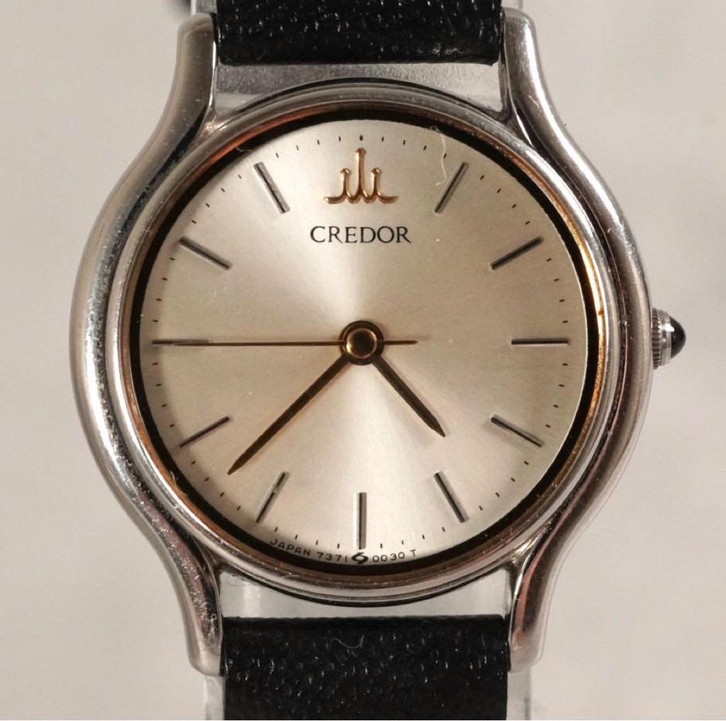 [USED] Seiko Credor 7371-0020 Women's Quartz Watch, Working
