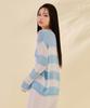 CHASECULT Women'S Striped Crop Long Sleeve Sweater-Dbrg5675D0D