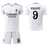 Tricou de casă Real Madrid 2024-25 #9 Mbappé #7 Vinícius #8 Kroos #5 Bellingham Tricouri de Fotbal