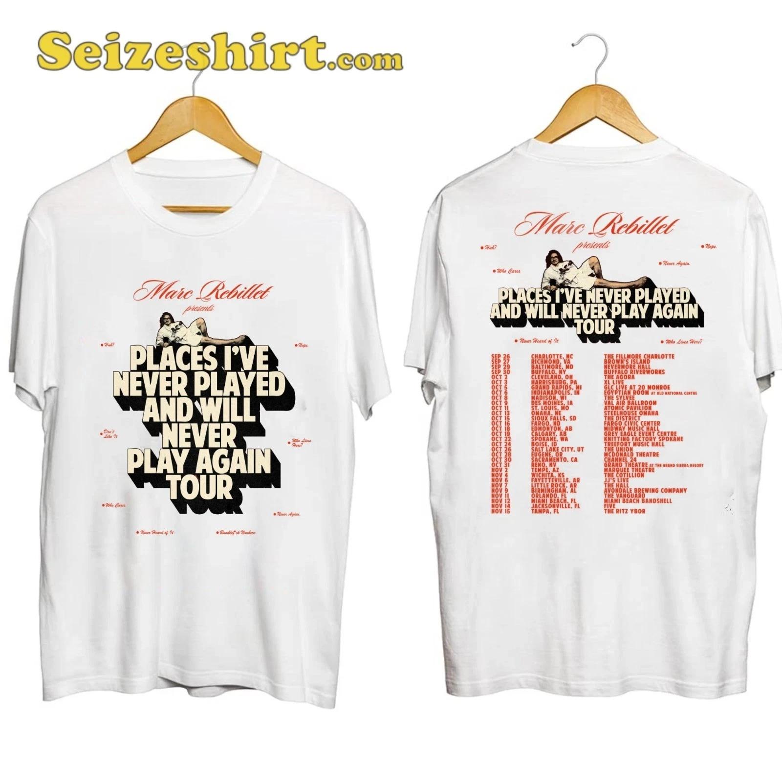 Marc Rebillet Tour Dates 2025 Double Unisex T-Shirt Size S-3XL S