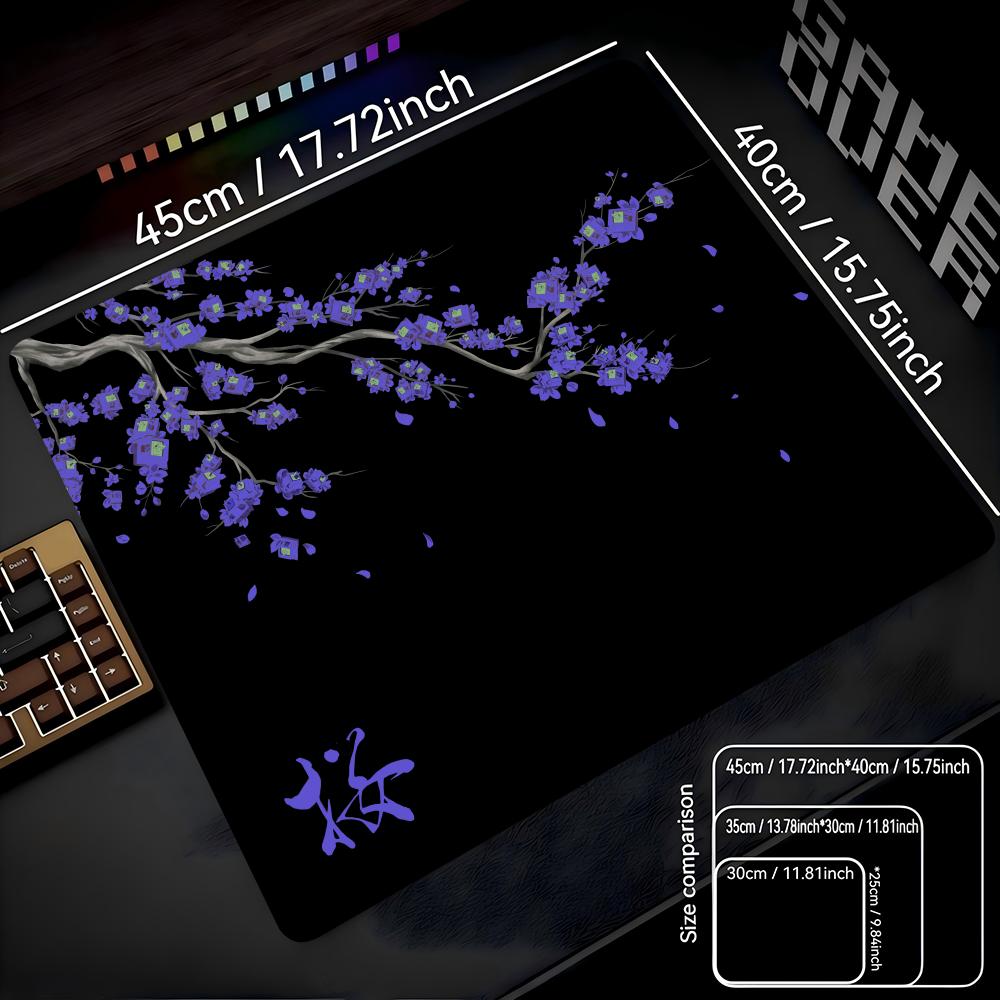 

Japan Cherry Blossom 22X18 40X45 Game Small Mousepad Computer Sakura Desk Mat Table Keyboard Pad Laptop Cushion Non-slip Deskpad 500x500x2mm