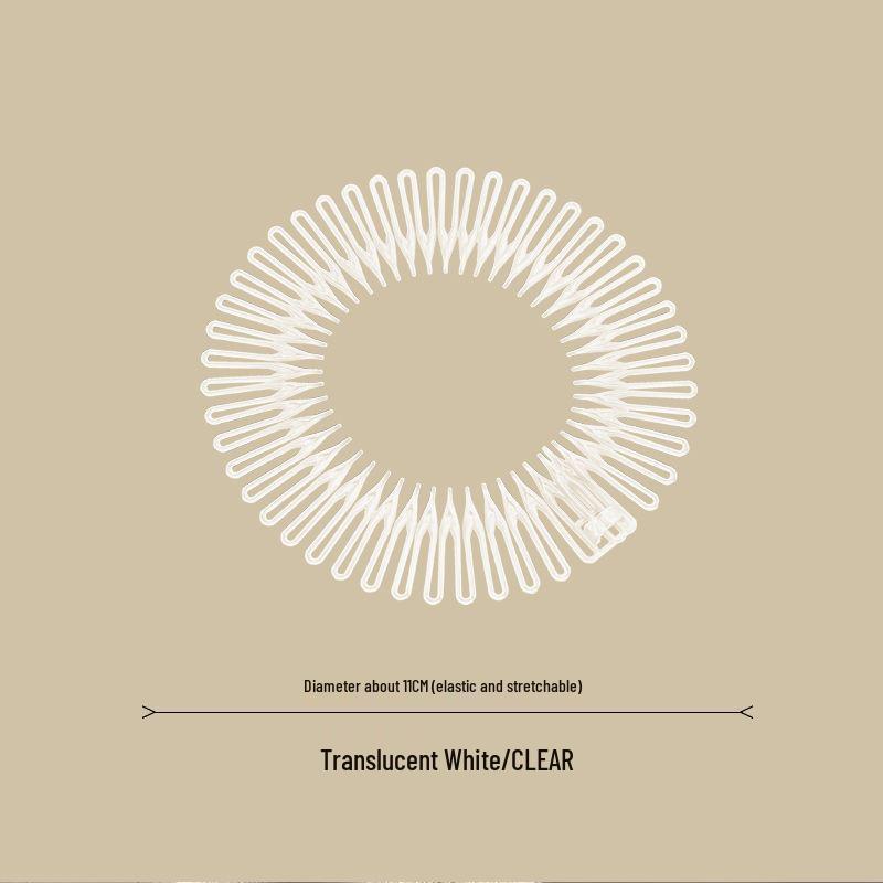 

Эластичная Невидимая Расческа для Укладки Волос - Идеально подходит для Детских Волос, Лба и Затылка