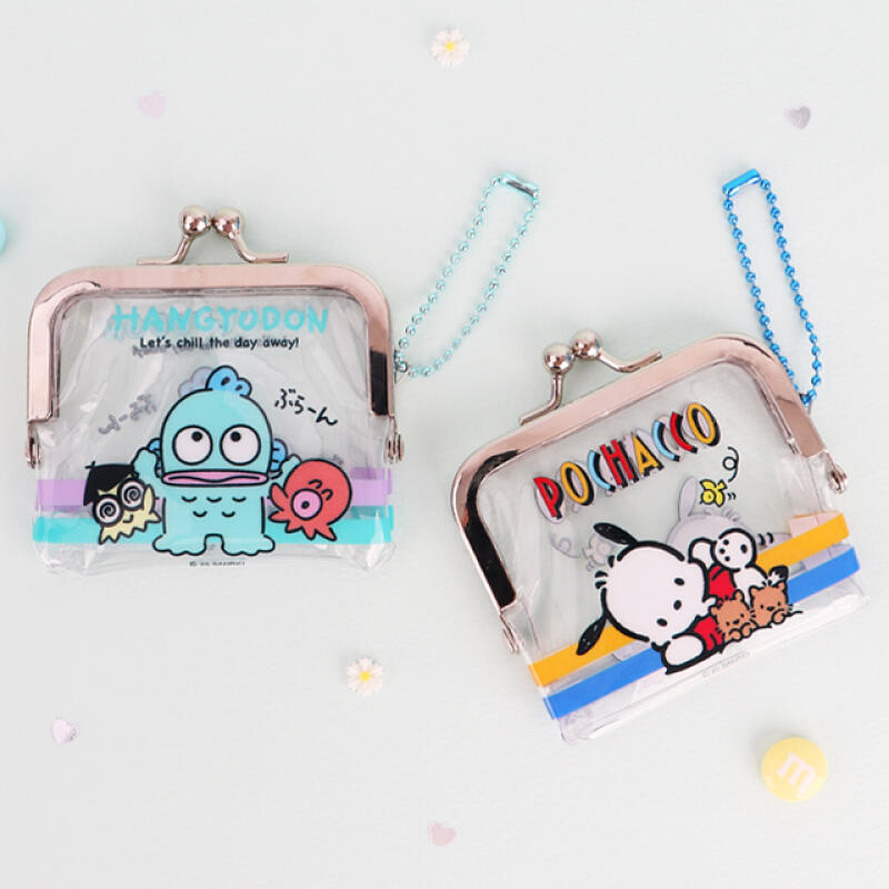 Sanrio Tick-Tock Pouch Keychain Pochacco