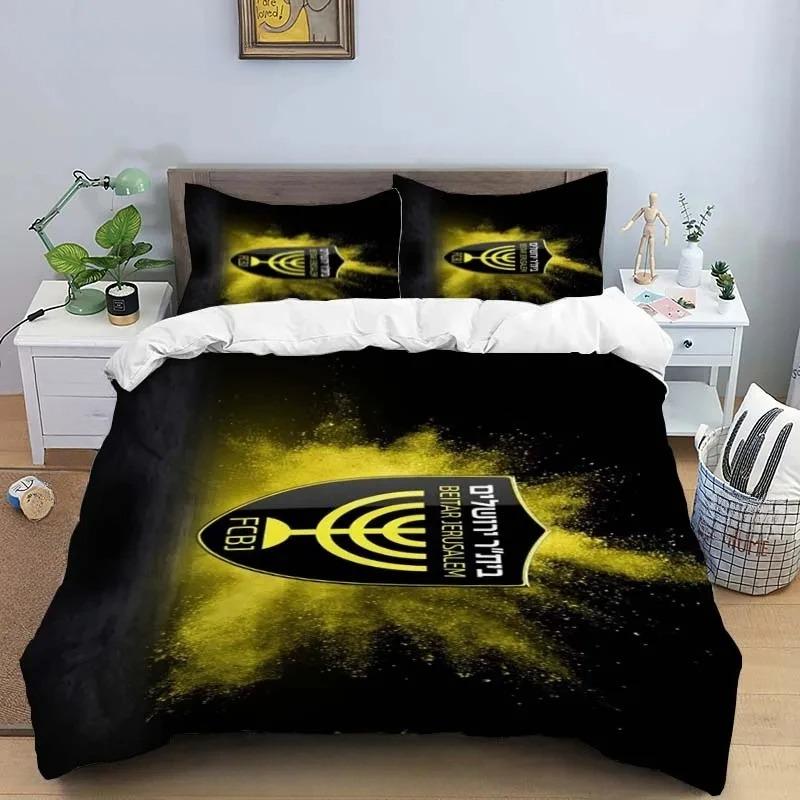 Beitar Jerusalem Fc Bedding and Duvet Set Personalized and Comfortable Four Seasons Duvet Set Full Size Bedding
