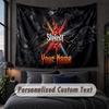 Arazzo Personalizzato con Nome Testo, Appeso Decorativo da Parete Slipknot, Arazzo Sfondo per Casa Camera da Letto
