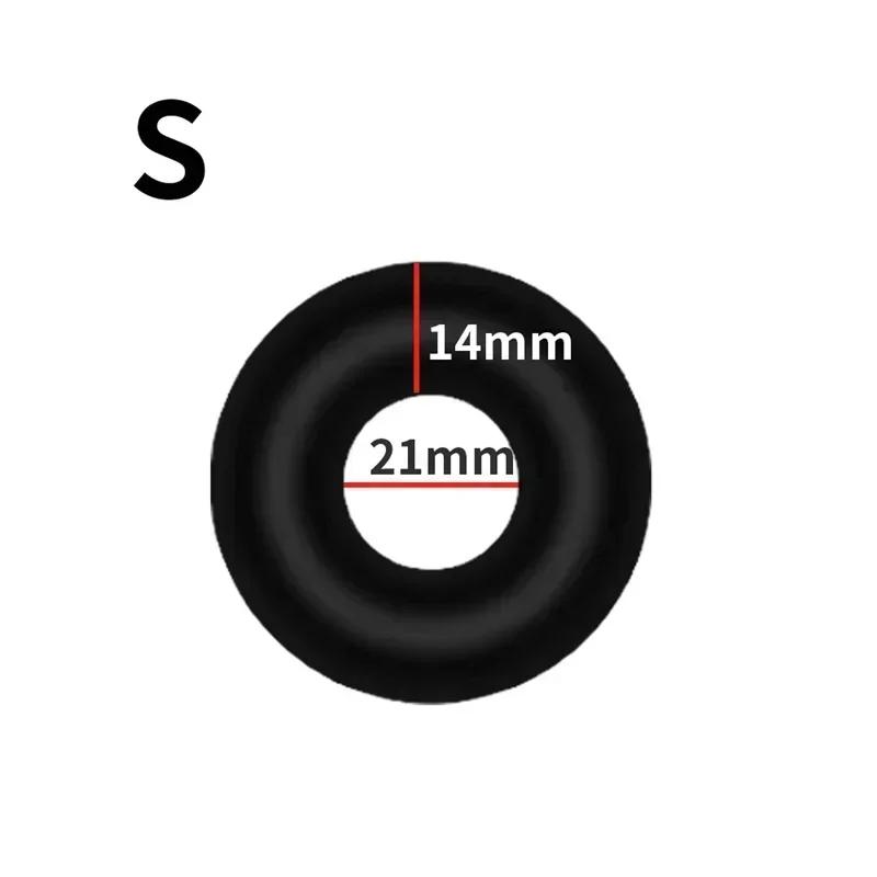 Male Delay Ejaculation Penis Liquid Silicone Cock Rings for Men Scrotum Testis Restraint Lasting Erection Adult Games Reusable