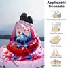 1pc Stitch Printing Blanket - Soft, All-Season Throw for Living Room, Bedroom,Travel