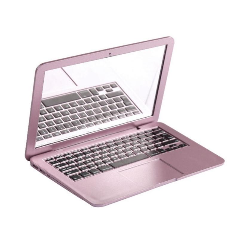 Newborn Photo Props Plastic Laptop Baby Photoshoot Props for Infant Boys or Girls Foldable Mirror for Make-up Durable