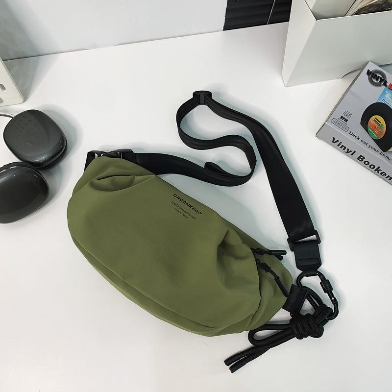 Crossbody Bag Men's Trendy Brand Waterproof Travel Small Satchel Chest Bag Waist Bag Women's Sports Cycling Bag