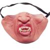 Anti-Bite Smiling Teeth Pet Muzzle Anti-Scavenge Grinning Dog Mask  Dog Cross Dressing