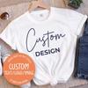 Premium Custom T Shirt 100 Cotton Diy Customize Printing Your Own Photo Photo Logo TShirt Tank Women Famliy Team Tee Shirt Gif