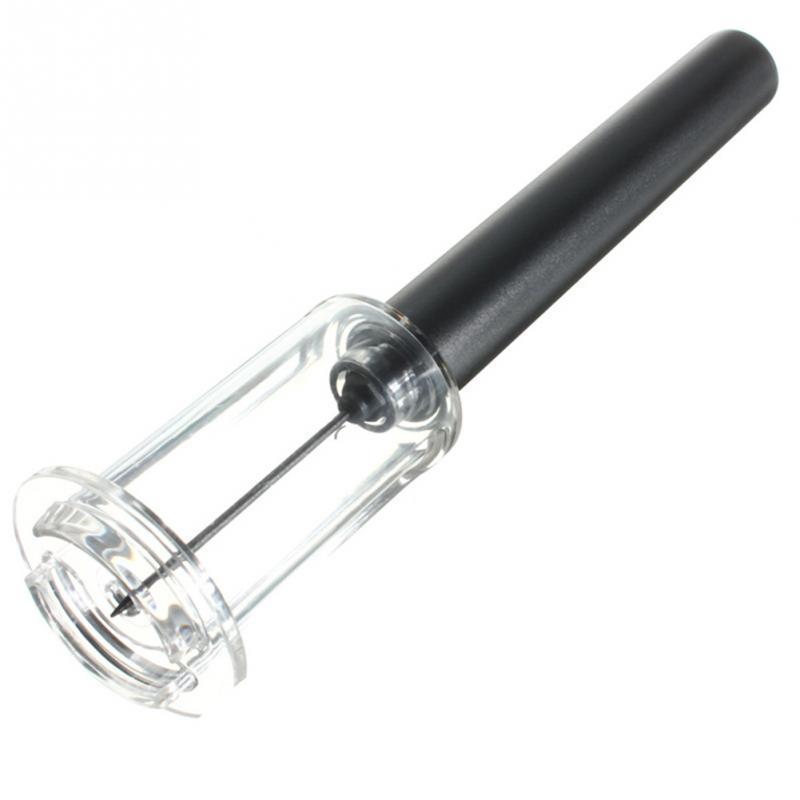 

Bottle Opener Air Pressure Type Wine Opener Stainless Steel Pin Type Bottle Pumps Corkscrew Cork Out Tool Red Wine accessories чёрный