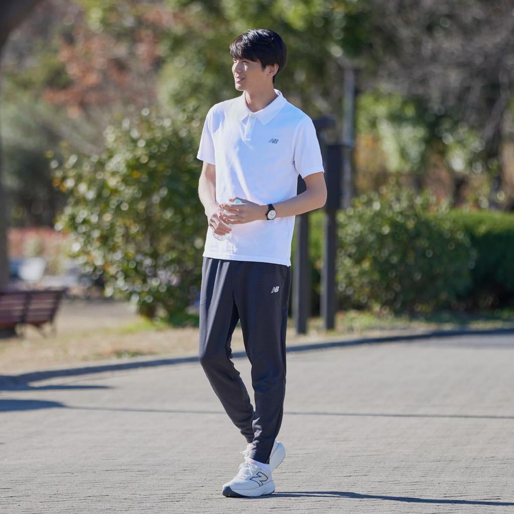 New Balance Sport Knit Pants BK Men's (MP51905) (Black)