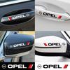 VKXG1 4Pcs Car Styling Car Door Handle Decals Design Stickers Vinyls Decals For Opel Opc Astra K Vivaro Corsa Zafira Insignia Mokka