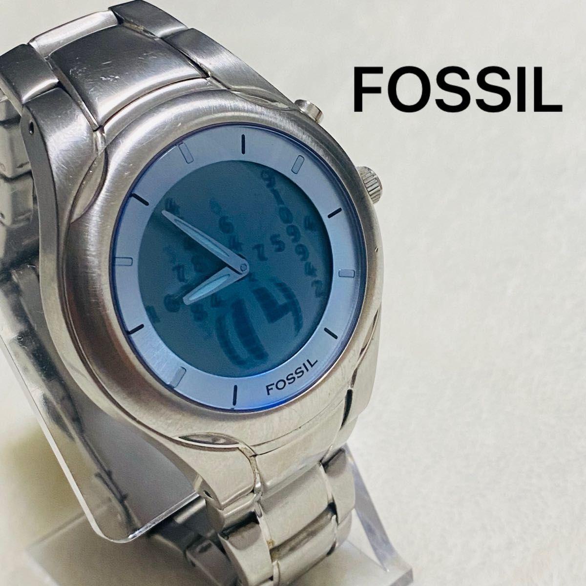 Used FOSSIL BIGTIC 00s matrix watch y2k