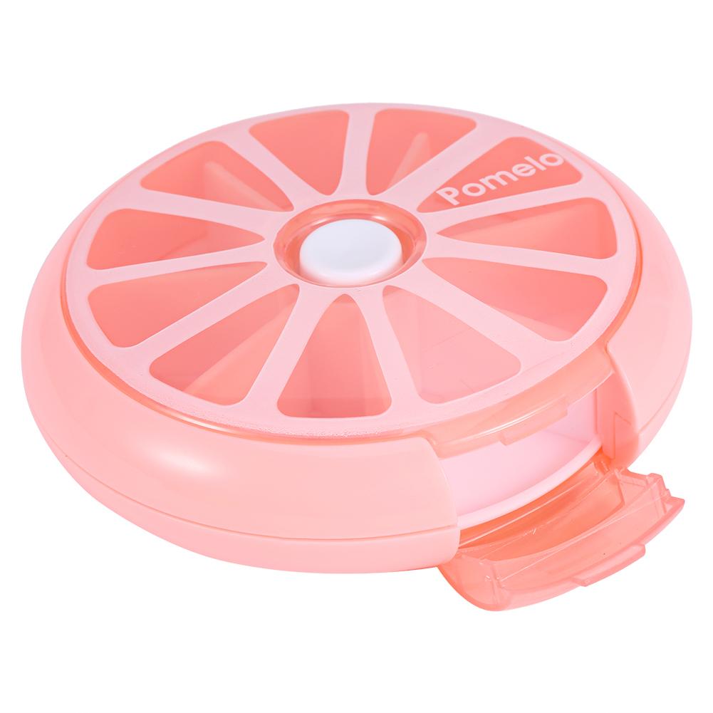 

Коробка для таблеток Rotatin Pillbox, контейнер для таблеток, который легко носить с собой, коробка для лекарств, коробка для витаминов, чехол для хранения