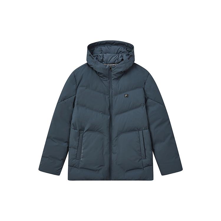New FILA Down Jacket Men's Quiet Blue F11M247909F-DB