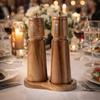Adjustable Particle Size Acacia Wood Pepper Mill Set Manual Spice Mill Bottle  Cooking