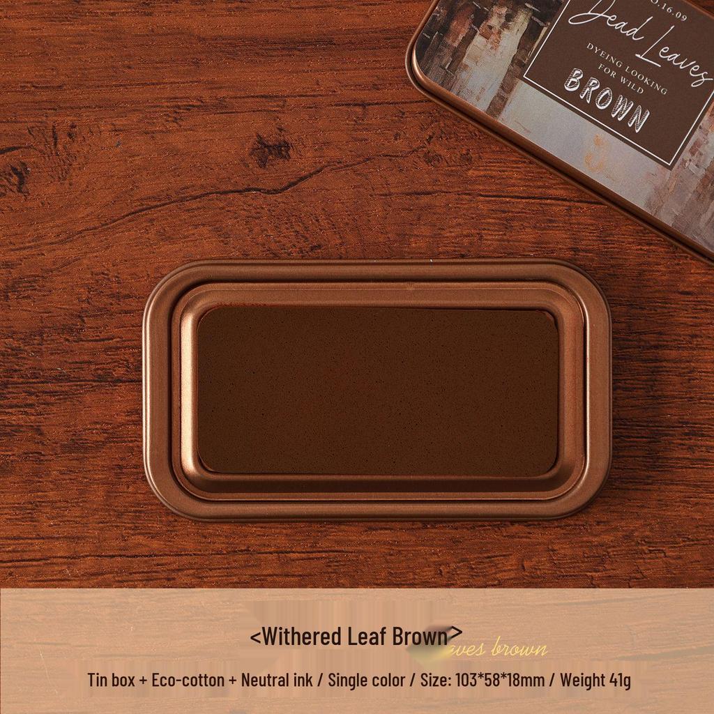 Tie-dye Wilderness Eco-Cotton Journal Ink Pad - Neutral Oil-Based Iron Box Ink Pad