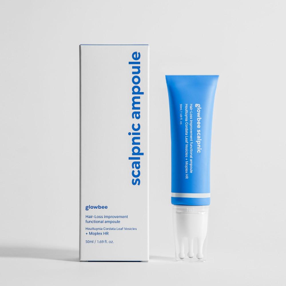 Glowbee Scalpnic Hair Loss Relief Functional Ampoule 1 Hair Loss Ampoule For WoMen And Men Hair Loss Scalp Nutrients Cooling And Calming