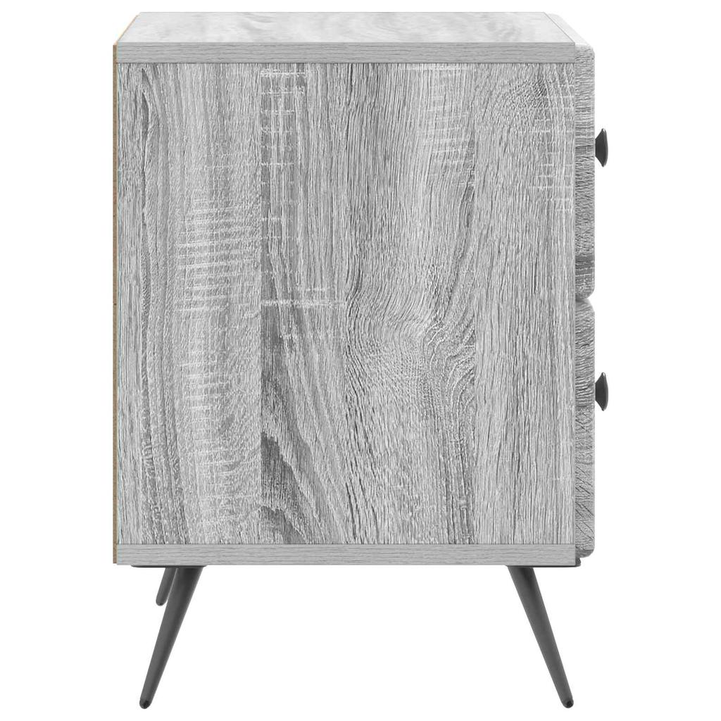Nightstand Grey Sonoma 43 x 34.5 x 47.5 cm Particleboard