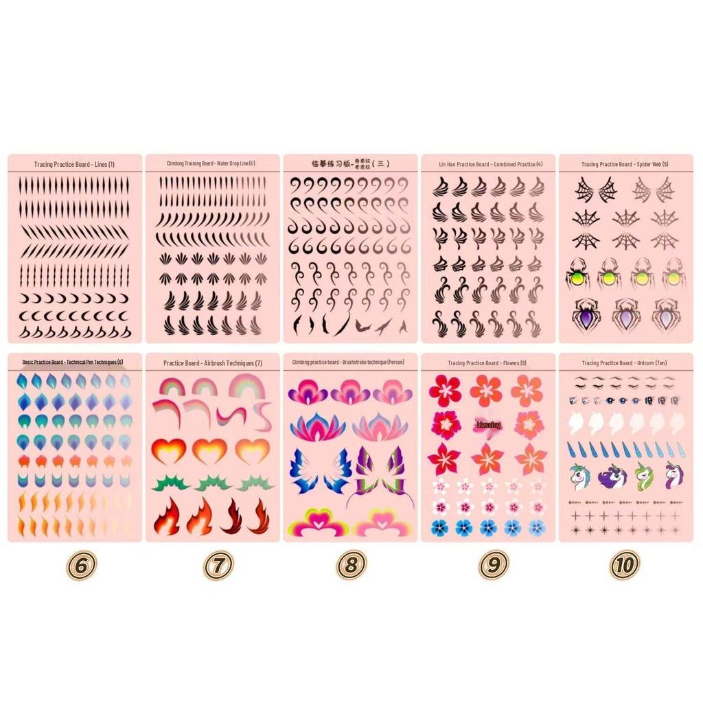 MengHui 12-Color Kids' Face Paint Set - Water-Soluble Body & Stage Makeup