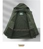 Men's Camouflage Workwear Jacket with Detachable Hood, Windbreaker for Spring/Autumn, Fashionable Loose Fit, Large Pockets