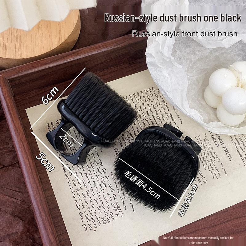 

Russian-Style Nail Dust Brush & Hand Rest: Bristle Tool for Cuticle Dust Removal