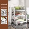 ZISIZ Thickened Stainless Steel Dish Drying Rack