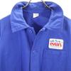 EURO WORK 60s Vintage Evian Long sleeve Jacket blue Emblem embroidery Men's Used