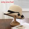 French Chic Sun Hat With Large Brim For Summer Outdoor Sun Protection Fashion Accessory