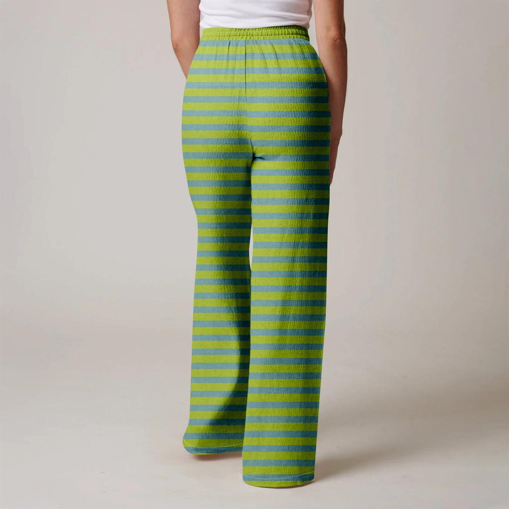Anime Pajama Pants Sleepwear Casual Drawstring Elastic Waist Pants Comfy Straight Yoga Loose Trousers