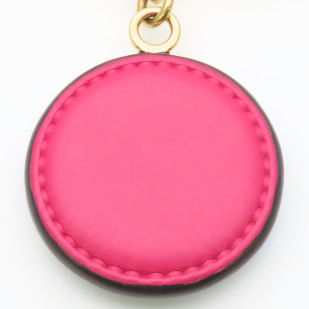 Used LOUIS VUITTON Bag charm Porte Cle Preppy M00363 metal/leather multicolor Monogram flower