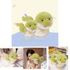 Adorable Green Snake Plush Toy Soft Stuffed Doll Cuddly Animal For Kids Gifts