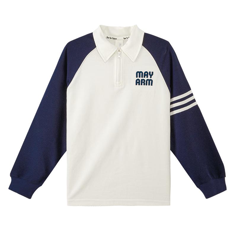 Boys  Academy Style Long-Sleeve Polo Shirt 130