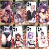 Genshin Impact Sexy Cute Girl Case For Oppo A74 A54 A94 A80 A60 A40 A18 A38 A58 A78 A98 A96 A76 A16 A15 A17 A57 A77 A5 Pro