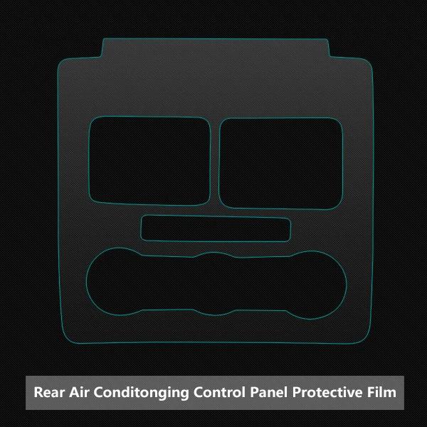 Car Interior Transparent TPU Film Console Panel Decor Protective Vinyl Wrap Sticker for Land Rover Range Rover SWB 2013-2017