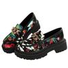 Spring and Autumn New Model Thick-Topped Women's Round-Toe One-Piece Shoes