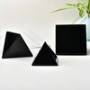 3-7cm Natural Obsidian Pyramid Reiki Energy Stone Decorative Tabletop Decoration Living Room Mineral Triangle Crystals  Decor