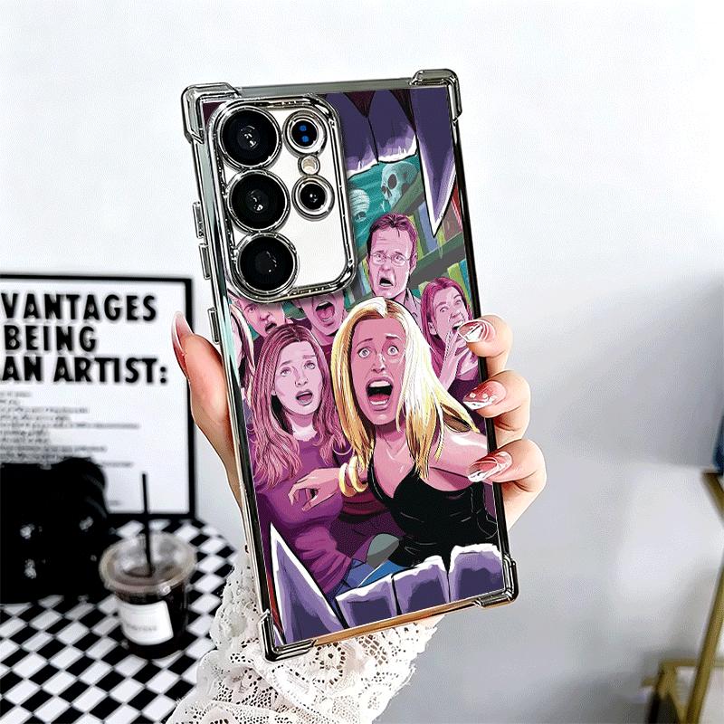 

The Vampire Slayer Buffy Soft Phone Case For Samsung Galaxy S26 Ultra S25 Edge S24 FE S23 Plus S22 S21 + S20 Plating Anti-Fall F Samsung S26 Plus