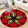1PC Floral Mandala Pattern Chair Carpet for Office Non-Slip, Lightweight, Machine Washable Rug for Office, Sleeping, Room - Holiday DecorPol