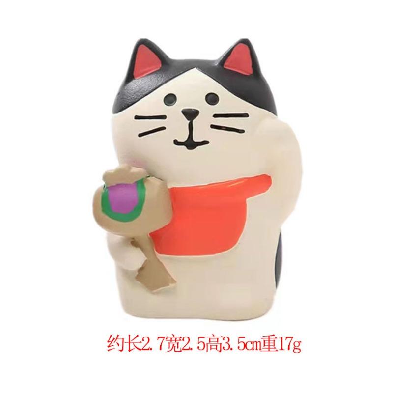 Lucky Cat Ornament Store Office Opening Feng Shui Ornament Home Furnishing Car Center Console Decoration Figure Crafts