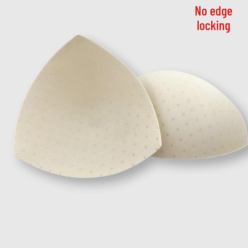 Inserções Esportivas Triangulares com Borda de Encaixe - Almofadas de Reposição Laváveis e Amigáveis à Máquina para Roupa de Banho e Roupa de Yoga.
