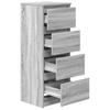 Sideboard Gray Sonoma 37.5 x 35 x 99 cm Particleboard