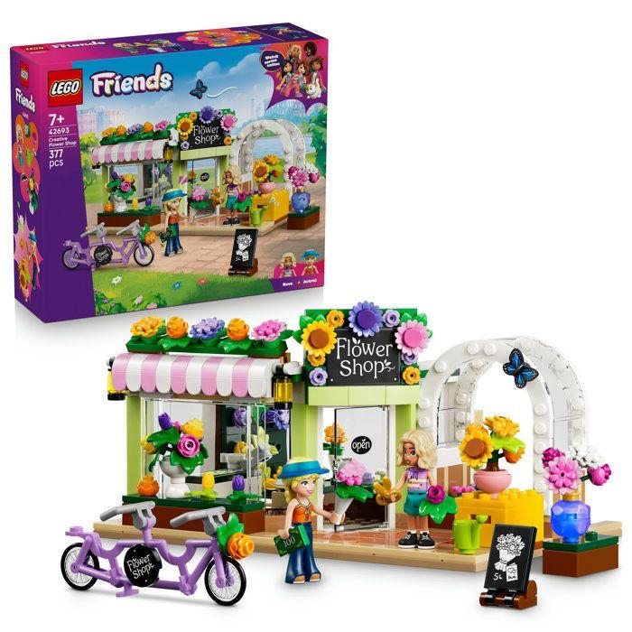 LEGO Friends 42693 Le Fleuriste - Jouet Miniature - Fleurs Artificielles - Cadeau 7 ans