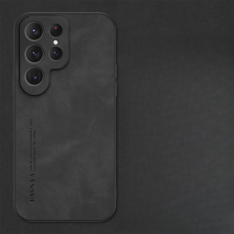 

Suitable for Samsung S25 Phone Case S24UltraA54 Full Cover Matte S23FE Drop Protection Case M53 A34 5G чёрный